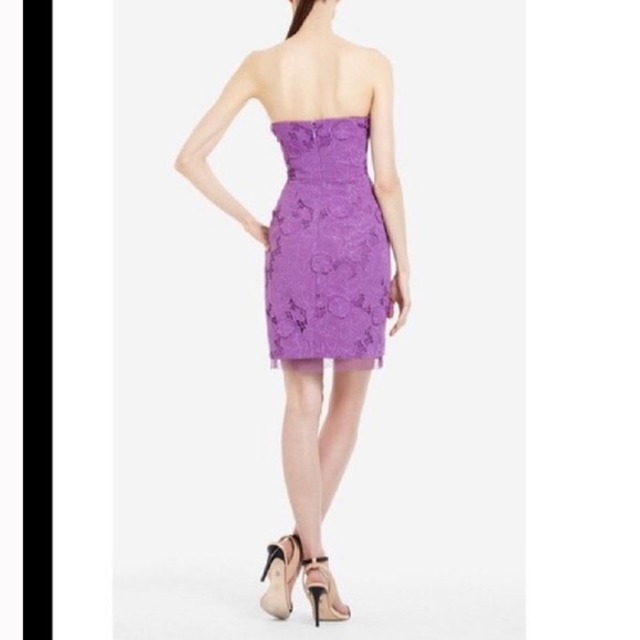Beautiful BCBG 3D flower dress - Picture 3 of 8